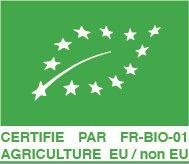 Certifié FR-BIO-01 Agriculture EU/non EU